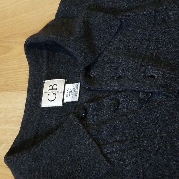 Geoffrey Beene gray long sleeve pullover sweater mens XL EUC - Picture 5 of 8